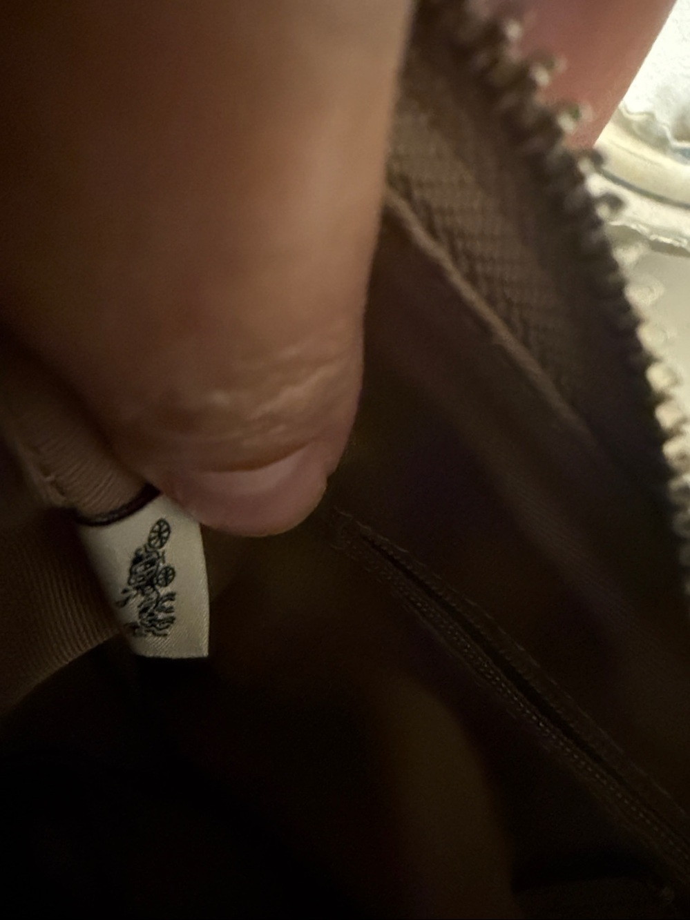 Coach Signature Pebbled Shoulder Bag in Light Taupe - Picture 16 of 16